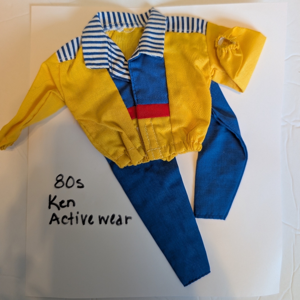 Vintage 80s Barbie "Ken" Activewear